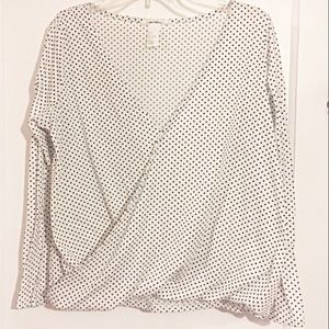 H&M Polka Dot Cotton Blouse